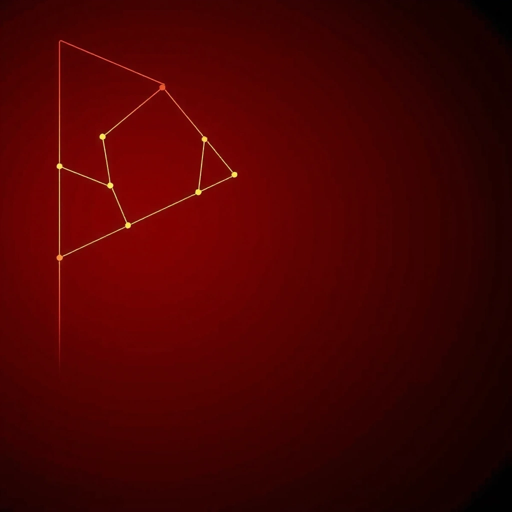 Sylwetka profilu - linia złota