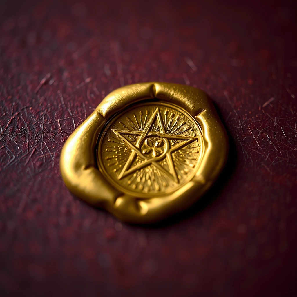 Symboliczną pieczęć zatwierdzenia