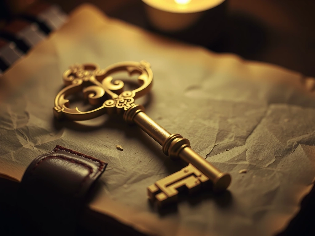 Symbolic illustration of a security key